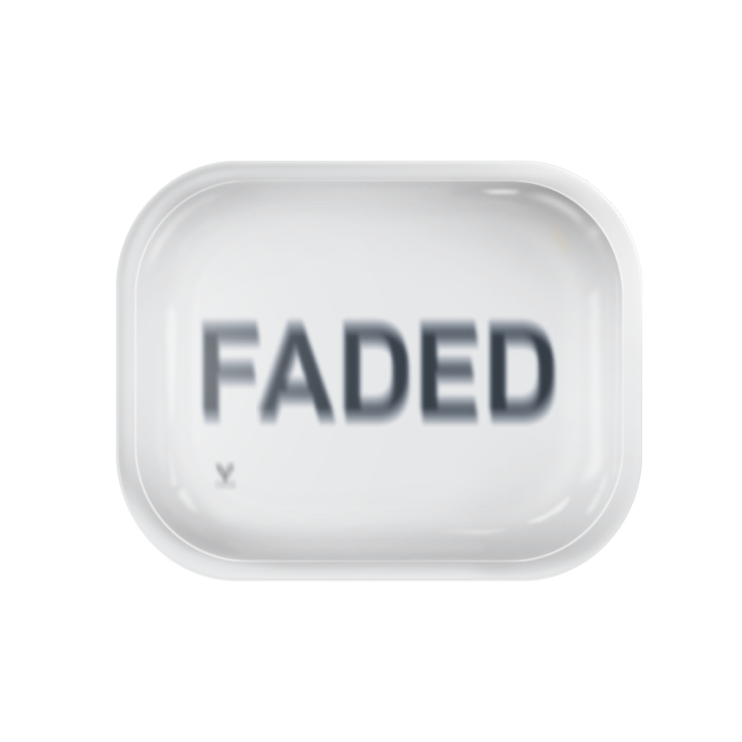Faded Metal Rollin' Tray