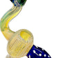 Ripkitty 5” Peacock Dry Herb Hand Pipe Borosilicate Glass - Colors May Vary