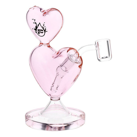 Pulsar Two-Hearted Glass Dab Rig | 6.5" | 14mm F