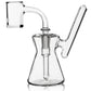 GRAV® Hourglass Pocket Bubbler Rig - Clear