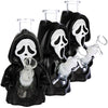 3CT BUNDLE - Scary Masked Glass & Vinyl Water Pipe - 6.6" / 14mm F