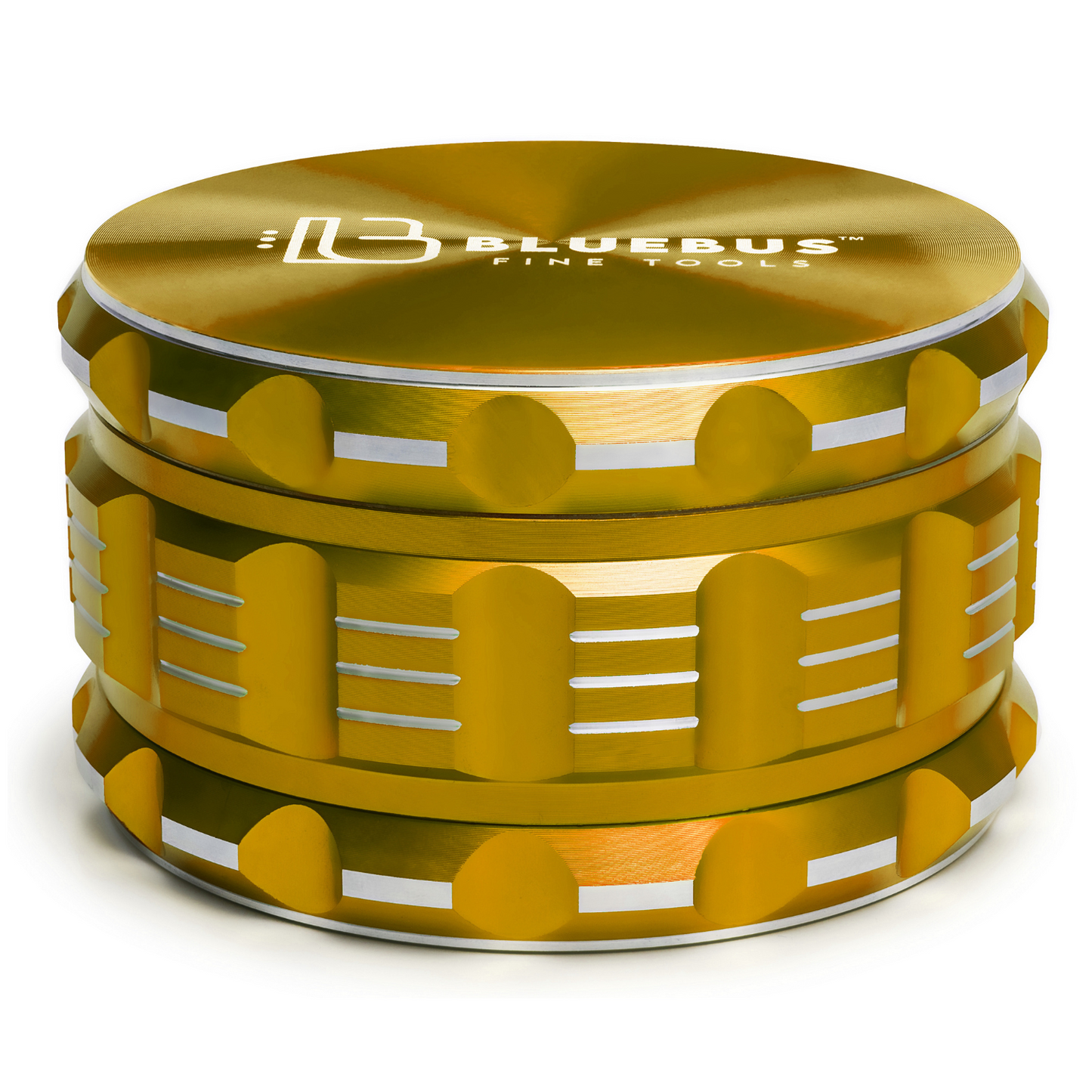 GA 4-Piece Aluminum Herb Grinder – 3.5-Inch Extra-Large | BlueBus Fine Tools