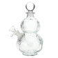 SeshGear Clear Vintage Gourd Glass Water Pipe - 8" / 14mm F / Clear