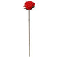 Pulsar Valentine's Hearts 'n' Roses Glass Herb Pipe Duo - 10" / 14mm F