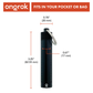 Ongrok Aluminum Storage Keychain