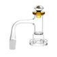 No Weld Quartz Banger Set W/ Dichro Cap & Dichro Beads