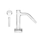 GRAV® 10mm 45° Quartz Control Tower Banger Set