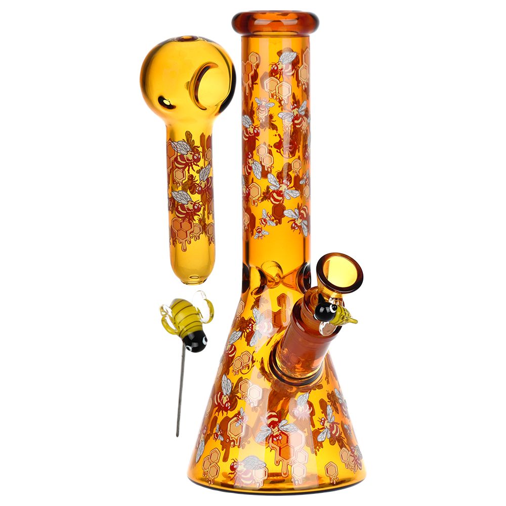 Pulsar Greatest Hits Series Glow Herb Pipe Duo / 10" / 14mm F
