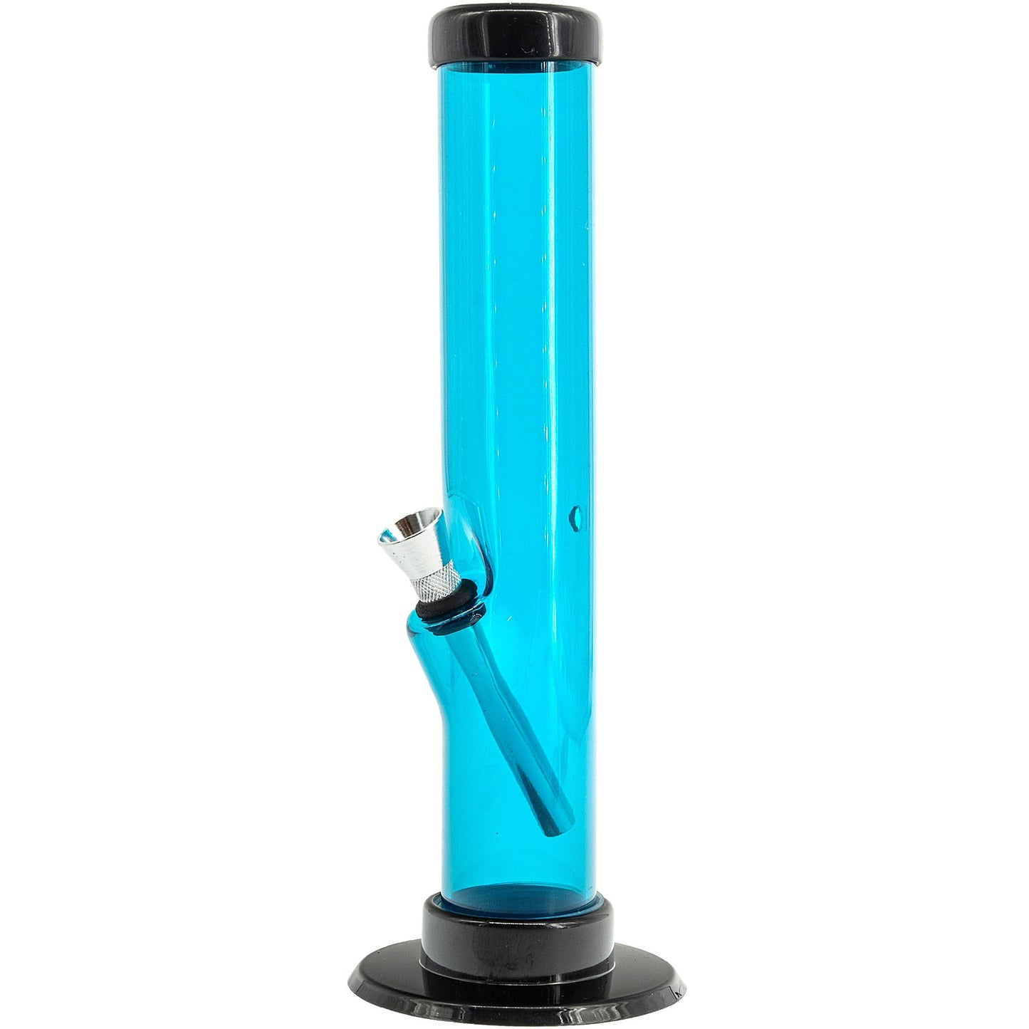 JM Enterprises 6-9-12" Acrylic Straight Tube Bong - Multiple Colors
