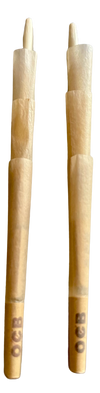 Unbleached OCB Virgin 1.25 1 1/4" Size Natural Rolling 6 Cones Pack