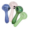 4CT BUNDLE - Deluxe Colored Glass Spoon Pipes - 3.5"-4" / Assorted Colors and Styles