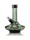 GRAV® Small Wide Base Water Pipe in Smoke with Black Accents