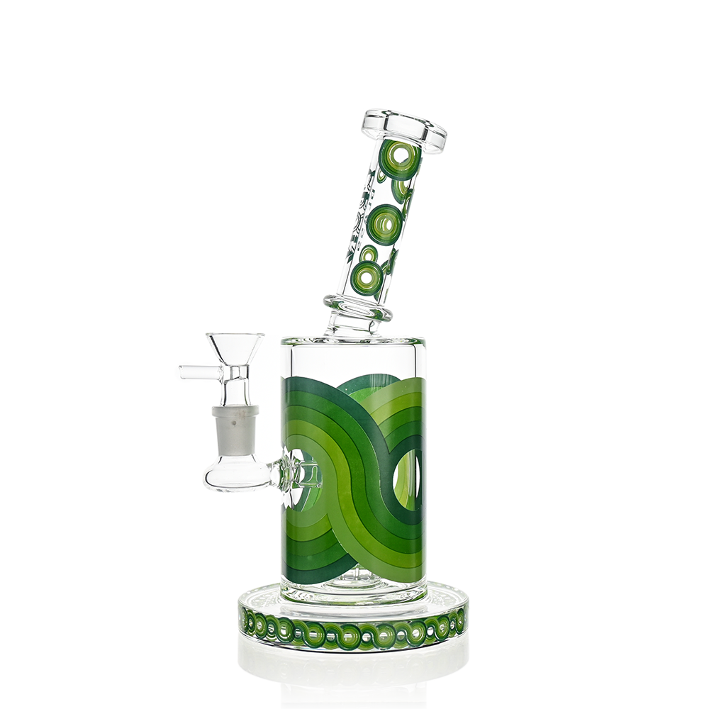 Retro Scientific Bong with Matrix Perc | Croia Glass