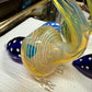 Ripkitty 5” Peacock Dry Herb Hand Pipe Borosilicate Glass - Colors May Vary