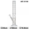 Trippy Sand Glass Bong Water Pipe 17"