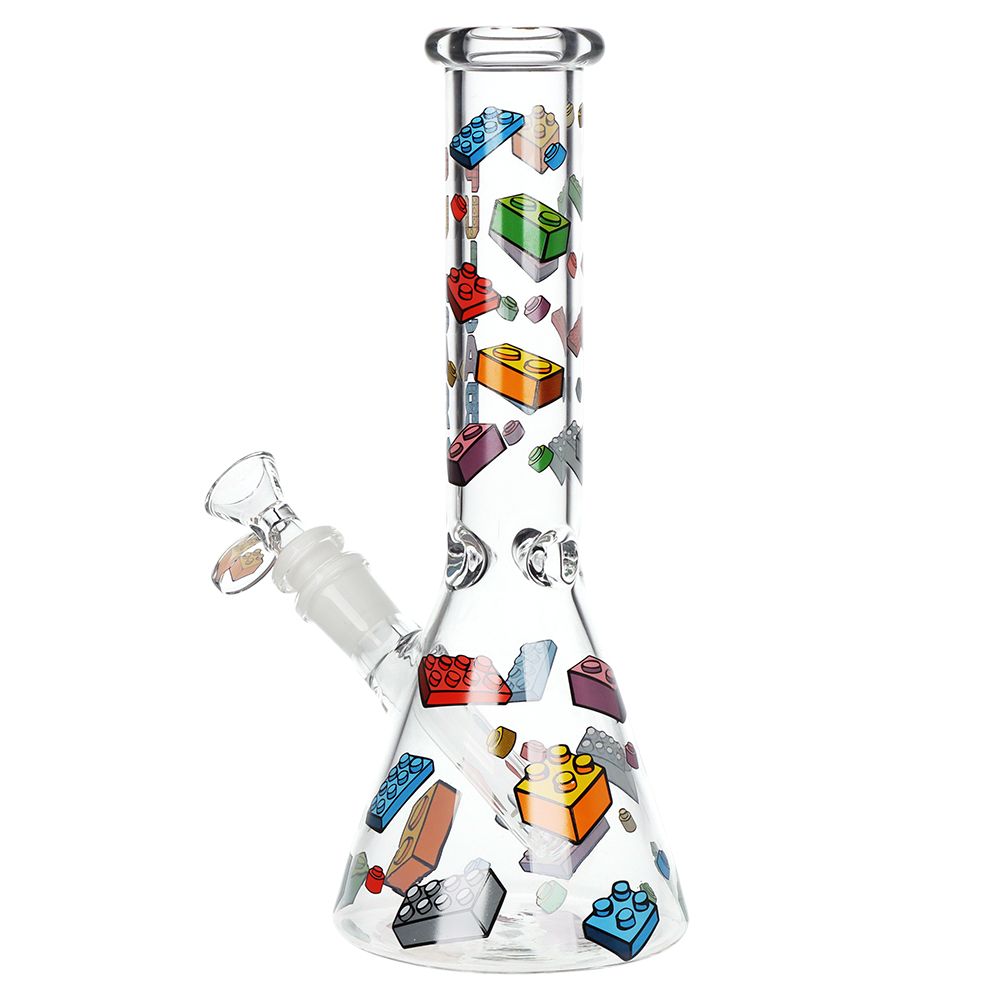 Pulsar Legos Beaker Glass Water Pipe - 10" / 14mm F