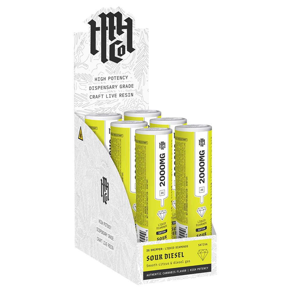 Modern Herb Co Liquid Diamonds THCA Dripper | 2g | 6ct Display