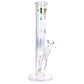 Diamond Glass Gold Pearl 8-Arm Perc Water Pipe - 12" / 14mm F / Colors Vary