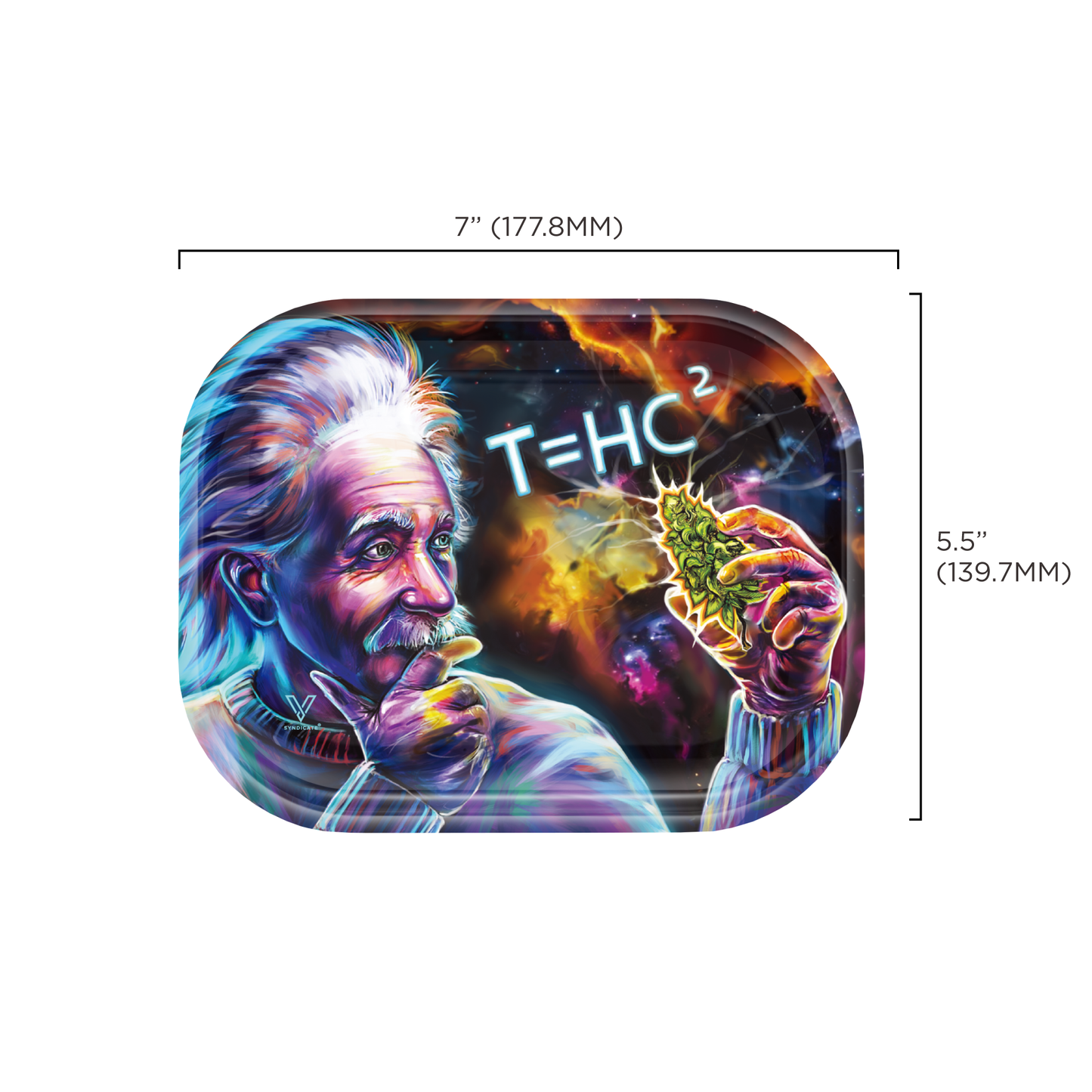 T=HC2 Einstein Black Hole Metal Rollin' Tray