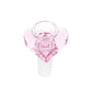 Pulsar Double Kiss Heart Glass Water Pipe - 11" / 14mm F