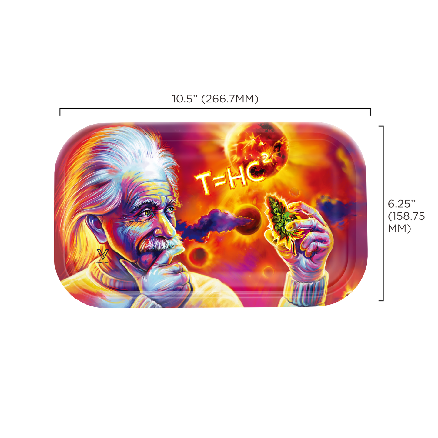 T=HC2 Einstein Solar Diesel Metal Rollin' Tray