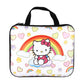 Hello Kitty Juicebox Glass Water Pipe Smoker's Travel Kit - 7" / 14mm F / Rainbow Kitty