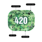 420 Green Metal Rollin' Tray