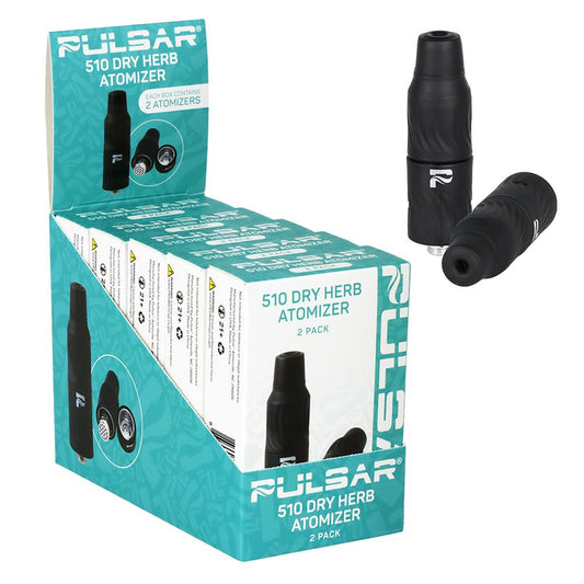 5CT DISPLAY - Pulsar 510 Universal Dry Herb Smoker Atomizer - 2pc