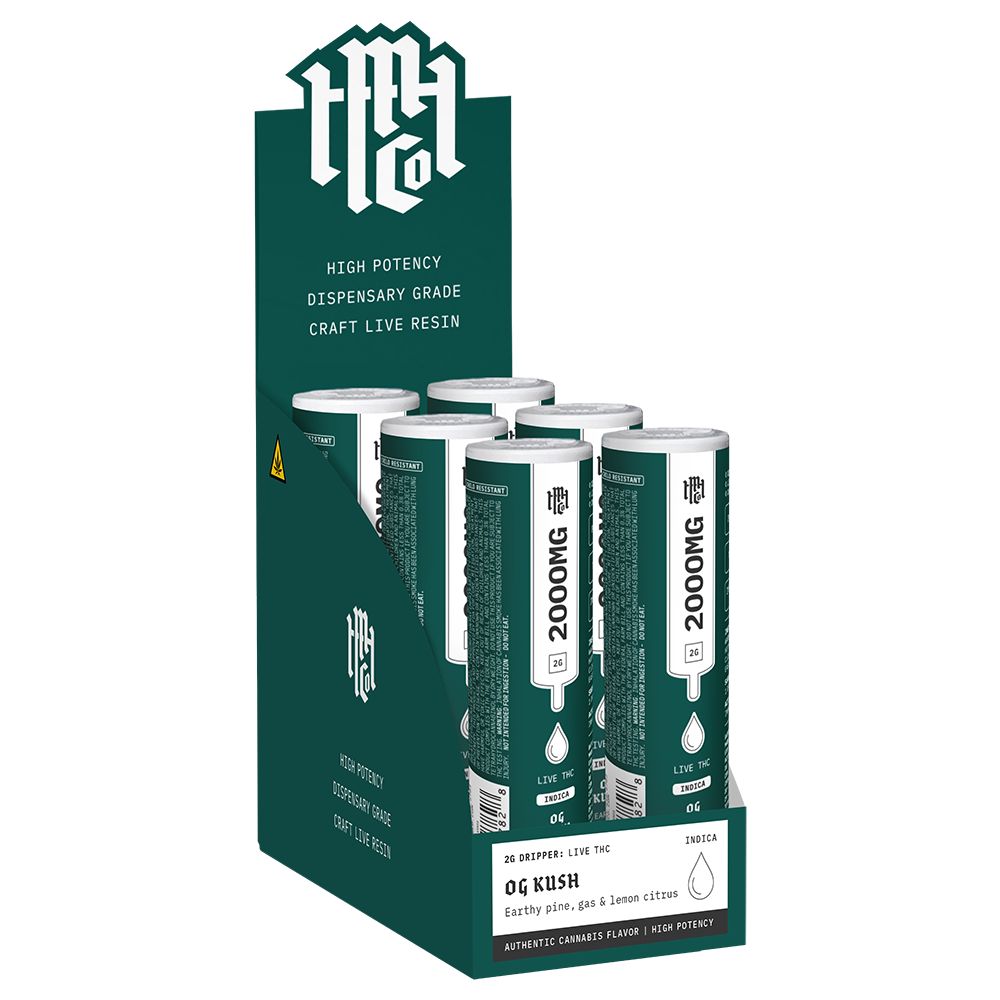 Modern Herb Co Total T Compliant Live THC Blend Dripper | 2g | 6ct Display